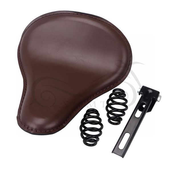 brown leather motorcycle sportster chopper bobber custom 3" solo spring bracket seat
brown leather motorcycle sportster chopper bobber custom 3" solo spring bracket seat