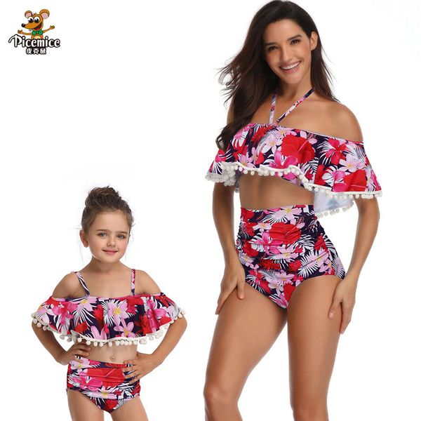 family mother daughter matching swimsuit cute lovely sleeveless white dot swimwear one-piece bikini bathing suit, Blue
family mother daughter matching swimsuit cute lovely sleeveless white dot swimwear one-piece bikini bathing suit, Blue