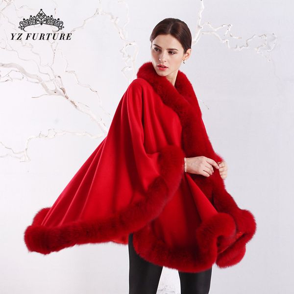 feminine coat fashion cape casual real woollen outwear with fur collar parka cardigan cloak winter 2019 fashion coats, Black
feminine coat fashion cape casual real woollen outwear with fur collar parka cardigan cloak winter 2019 fashion coats, Black
