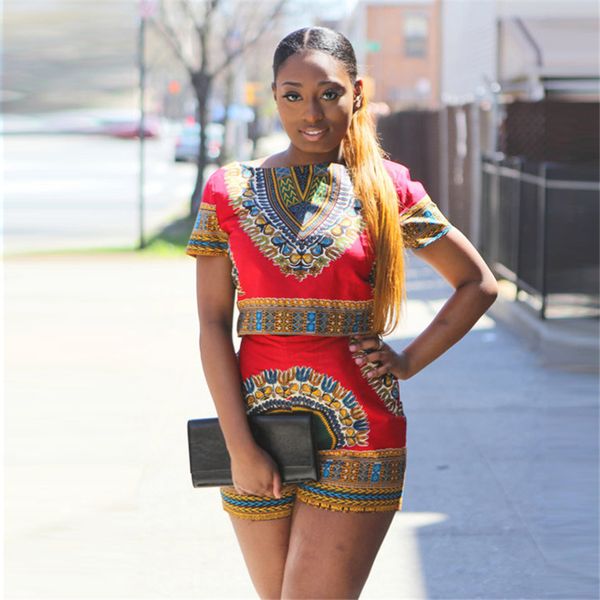 africa national print set woman summer casual african style clothes o-neck shirt shorts set for women dashiki outfits, Red
africa national print set woman summer casual african style clothes o-neck shirt shorts set for women dashiki outfits, Red