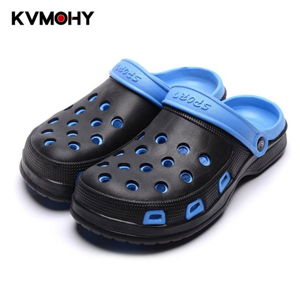 men shoes summer beach slipper breathable water sandals male gardening hollow out garden beach shoe flip flops, Black
men shoes summer beach slipper breathable water sandals male gardening hollow out garden beach shoe flip flops, Black