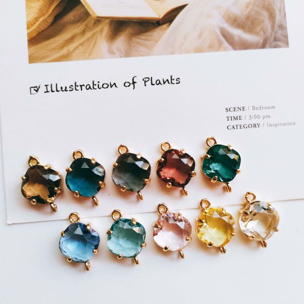 glass mixed color rhombus eardrop alloy necklace earring accessories charms pendant jewelry making diy handmade material 6pcs, Blue;slivery
glass mixed color rhombus eardrop alloy necklace earring accessories charms pendant jewelry making diy handmade material 6pcs, Blue;slivery