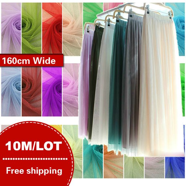 10meters/lot soft tulle fabric netting cloth solid color 160cm wide 100% polyester mesh ground tutu skirt roll for wedding dress, Black;white
10meters/lot soft tulle fabric netting cloth solid color 160cm wide 100% polyester mesh ground tutu skirt roll for wedding dress, Black;white