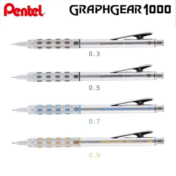 1pc pentel graphgear 1000 mechanical pencil 0.3/0.5/0.7/0.9mm professional drawing automatic pencil, Blue;orange
1pc pentel graphgear 1000 mechanical pencil 0.3/0.5/0.7/0.9mm professional drawing automatic pencil, Blue;orange