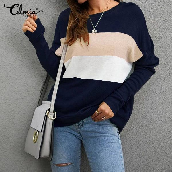stylish striped celmia 2019 women fashion long sleeve knitted sweater ladies elegant loose pullover jumper casual knitwear, White;black
stylish striped celmia 2019 women fashion long sleeve knitted sweater ladies elegant loose pullover jumper casual knitwear, White;black