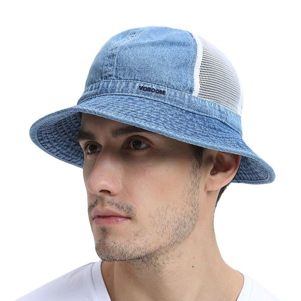 summer half mesh net bucket hat panama cap men women fisherman's hat irish country session hats wide downward-sloping brim 135
summer half mesh net bucket hat panama cap men women fisherman's hat irish country session hats wide downward-sloping brim 135