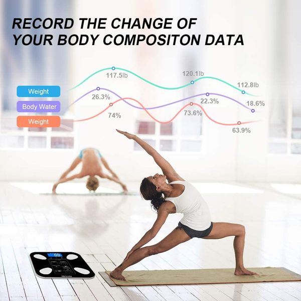 triomph body fat scale, digital bathroom weight scale body composition analyzer with backlit lcd for weight, fat, water, muscle, bmi, bone a
triomph body fat scale, digital bathroom weight scale body composition analyzer with backlit lcd for weight, fat, water, muscle, bmi, bone a
