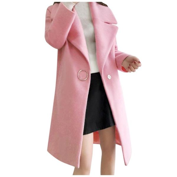 jaycosin ladies fashion autumn and winter woolen thick loose jacket casual office long coat warm solid color popular wild daily, Black
jaycosin ladies fashion autumn and winter woolen thick loose jacket casual office long coat warm solid color popular wild daily, Black