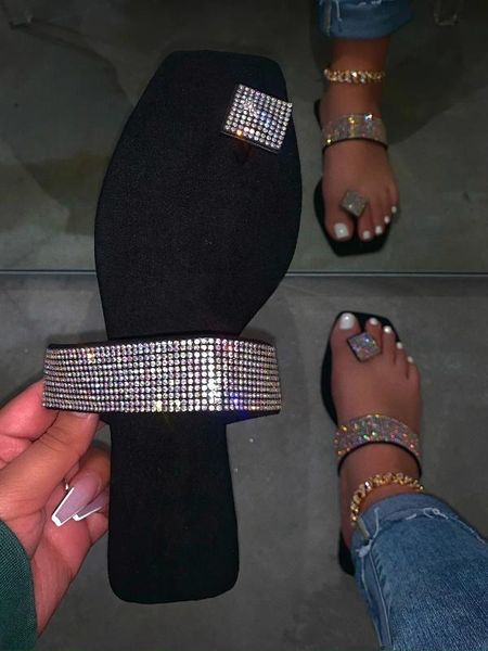 slippers women shoes summer sandals beach flat slippers outside slides zapatos de mujer 2020 shining crystal ladies shoes drop, Black
slippers women shoes summer sandals beach flat slippers outside slides zapatos de mujer 2020 shining crystal ladies shoes drop, Black