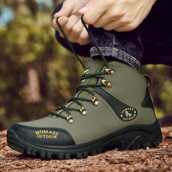 2019 men waterproof hiking shoes breathable tactical combat army boots outdoor climbing shoes non-slip trekking sneakers for men, Black
2019 men waterproof hiking shoes breathable tactical combat army boots outdoor climbing shoes non-slip trekking sneakers for men, Black