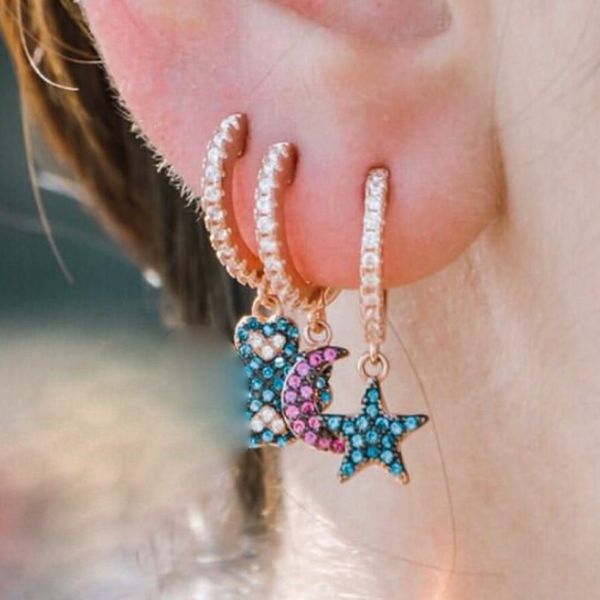 fine fashion women jewelry blue star red moon drop charm 925 sterling silver classic moon star earring
fine fashion women jewelry blue star red moon drop charm 925 sterling silver classic moon star earring