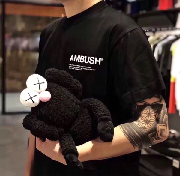 ins fashion brand ambush duan xiu 18aw chest letter simple t-shirt loose t-shirt solid color tee, White;black
ins fashion brand ambush duan xiu 18aw chest letter simple t-shirt loose t-shirt solid color tee, White;black