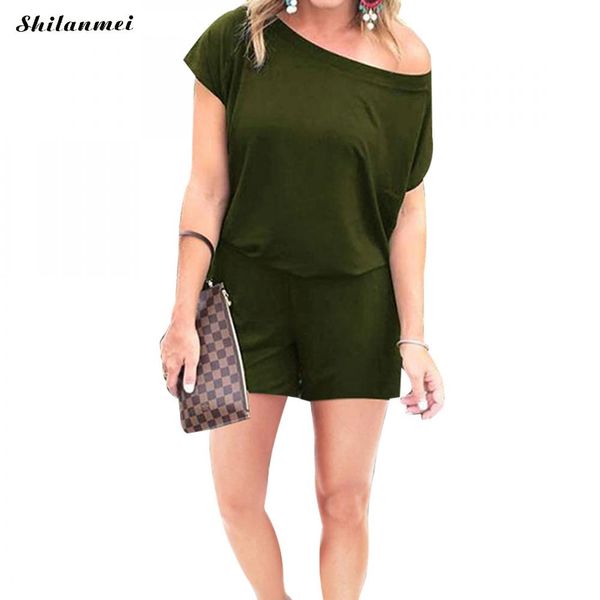2019 short jumpsuits rompers new one shoulder short sleeve solid office casual loose jumpsuit women and shorts playsuit, Black;white
2019 short jumpsuits rompers new one shoulder short sleeve solid office casual loose jumpsuit women and shorts playsuit, Black;white