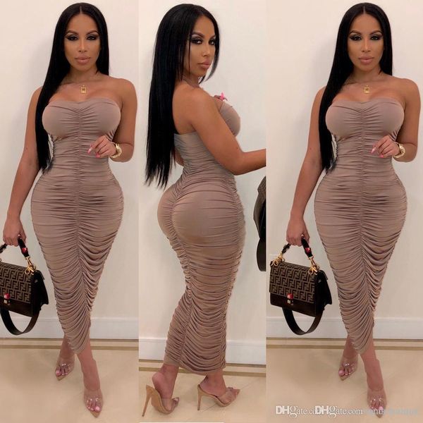сексуальный без бретелек bodycon женщин платья непостоянные рюши длинные платья лета вскользь партии клуба женская одежда, Black;gray
сексуальный без бретелек bodycon женщин платья непостоянные рюши длинные платья лета вскользь партии клуба женская одежда, Black;gray