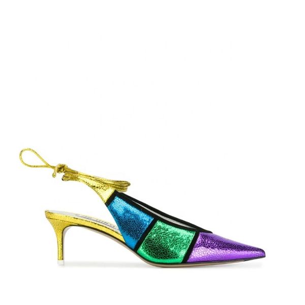 multicolor pointed toe slingbacks girls high heel shoes party wedding dress shoes woman, Black
multicolor pointed toe slingbacks girls high heel shoes party wedding dress shoes woman, Black