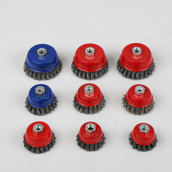 manufacturers wholesale screw torsion wire bowl with angle grinder polishing scaling brush wire wheels a generation of fat
manufacturers wholesale screw torsion wire bowl with angle grinder polishing scaling brush wire wheels a generation of fat