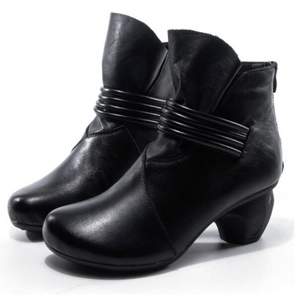 2019 new fashion solid color full genuine leather boots autumn winter boots elegant comfor warm shoes women's shoes snow, Black
2019 new fashion solid color full genuine leather boots autumn winter boots elegant comfor warm shoes women's shoes snow, Black