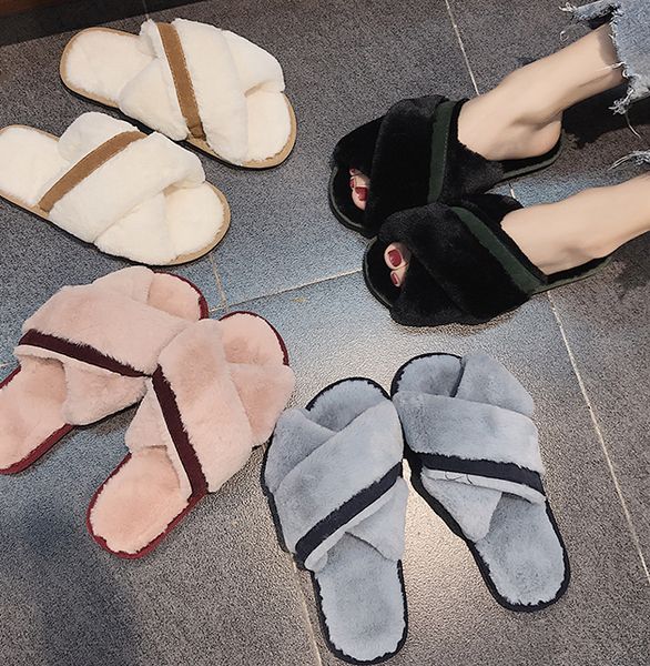 faux fur slippers women furry winter woman flip flop summer home mujer indoor cotton shoes ladies soft warm slides feminina, Black
faux fur slippers women furry winter woman flip flop summer home mujer indoor cotton shoes ladies soft warm slides feminina, Black