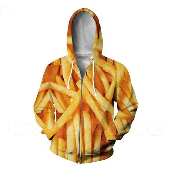 новая мода на молнии толстовки fries 3d печати zip-up толстовки толстовки мужчины / женщины harajuku комплекты топы r040, Black;brown
новая мода на молнии толстовки fries 3d печати zip-up толстовки толстовки мужчины / женщины harajuku комплекты топы r040, Black;brown