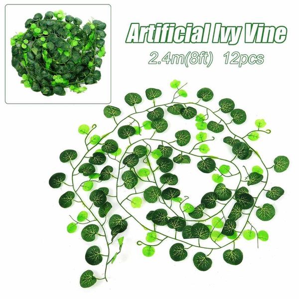 12pcs 2.4m artificial ivy green leaf garland plants vine fake foliage home plastic rattan string wall decor artificial pant
12pcs 2.4m artificial ivy green leaf garland plants vine fake foliage home plastic rattan string wall decor artificial pant