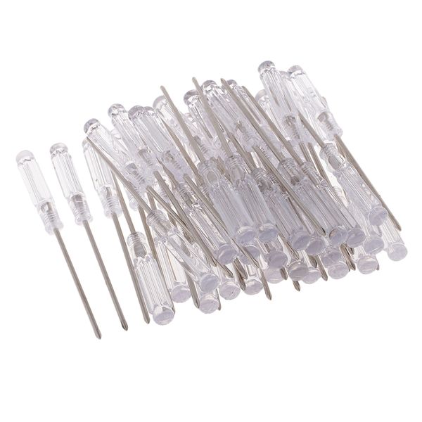 50 pieces multi purpose precision screwdriver set kit with transparent handle