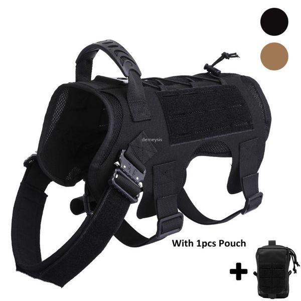 tactical dog clothes harness adjustable training hunting k9 dog vest molle service, Camo;black
tactical dog clothes harness adjustable training hunting k9 dog vest molle service, Camo;black