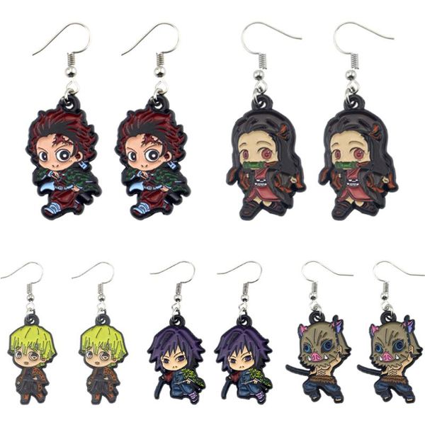 anime demon slayer: kimetsu no yaiba alloy earring cosplay cartoon character kamado tanjirou kamado nezuko cute classic gifts, Golden;silver
anime demon slayer: kimetsu no yaiba alloy earring cosplay cartoon character kamado tanjirou kamado nezuko cute classic gifts, Golden;silver