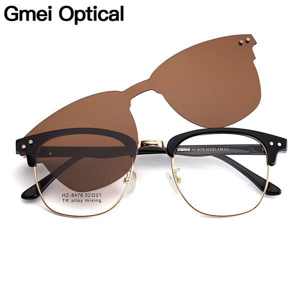 gmei optical retro men square glasses frame ultralight alloy polarized clip on sunglasses women optical eyewear s8476, Silver
gmei optical retro men square glasses frame ultralight alloy polarized clip on sunglasses women optical eyewear s8476, Silver