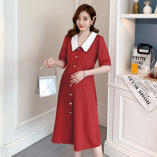 maternity dresses 9128# clothes summer button chiffon short sleeve loose stylish dress for pregnant women mom, White
maternity dresses 9128# clothes summer button chiffon short sleeve loose stylish dress for pregnant women mom, White