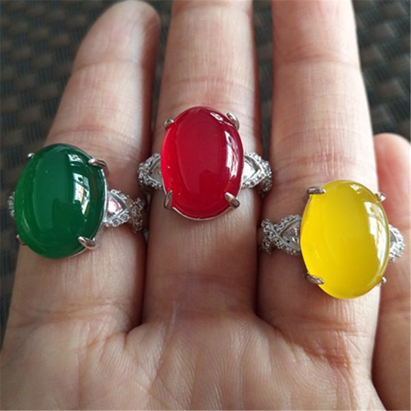 natural genuine agate yellow jade green jade and jade inlaid with 925 silver rings and womens ornaments, Golden;silver
natural genuine agate yellow jade green jade and jade inlaid with 925 silver rings and womens ornaments, Golden;silver