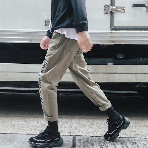 outdoor 2019 spring autumn cotton letter printed young men hip hop elastic waist loose cargo pants men student overalls trousers, Black;green
outdoor 2019 spring autumn cotton letter printed young men hip hop elastic waist loose cargo pants men student overalls trousers, Black;green