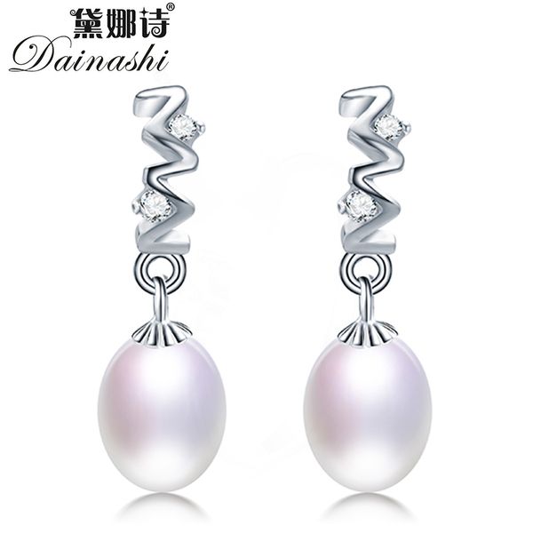 dainashi 100% genuine natural freshwater pearl earrings fine jewelry elegant 925 sterling silver zircon drop earrings for women, Golden;silver
dainashi 100% genuine natural freshwater pearl earrings fine jewelry elegant 925 sterling silver zircon drop earrings for women, Golden;silver