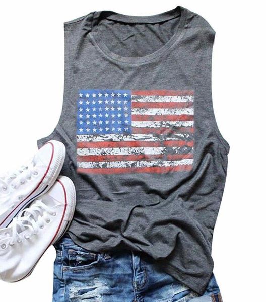 women's tanks & camis american flag print tank women summer sleeveless casual vest round neck t shirt ladies, White
women's tanks & camis american flag print tank women summer sleeveless casual vest round neck t shirt ladies, White