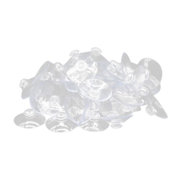bmby-100pcs 40mm clear suction cup sucker mushroom head suction cup
