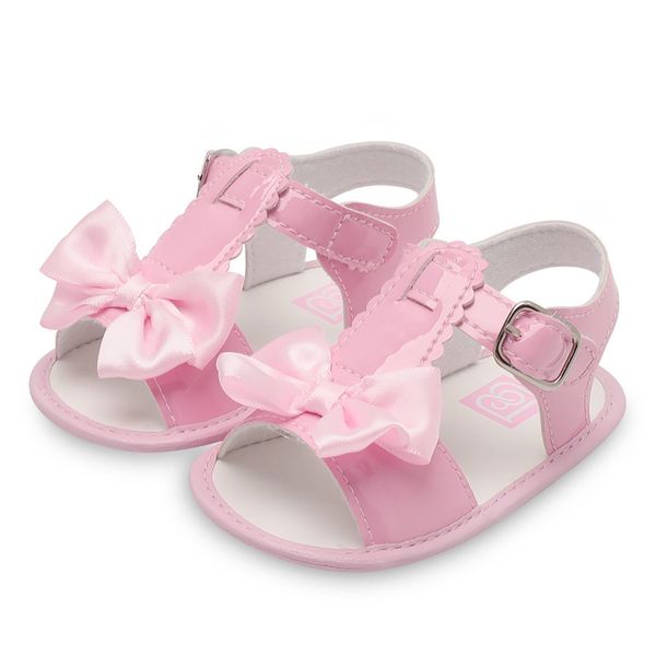summer patent leather bowknot sandals walking shoes soft sole baby shoes, Black;red
summer patent leather bowknot sandals walking shoes soft sole baby shoes, Black;red