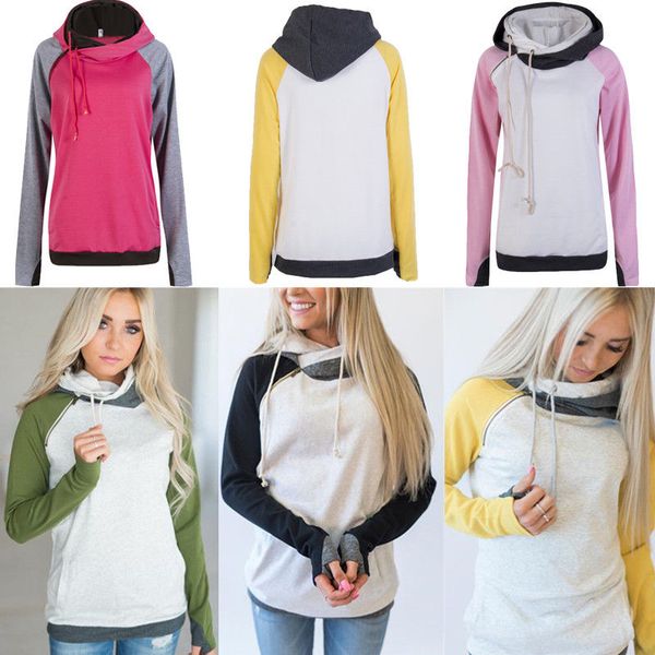 women plus size long sleeve hoodie sweatshirt winter warm casual hooded tops jumper pullover, Black
women plus size long sleeve hoodie sweatshirt winter warm casual hooded tops jumper pullover, Black
