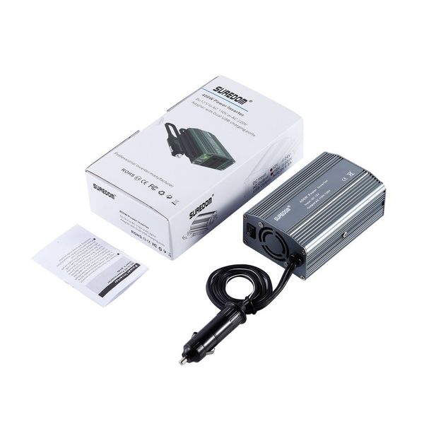 400w car power inverter with 2 outlets & 2 usb charging ports auto inverter ultra compact for smartphones
400w car power inverter with 2 outlets & 2 usb charging ports auto inverter ultra compact for smartphones