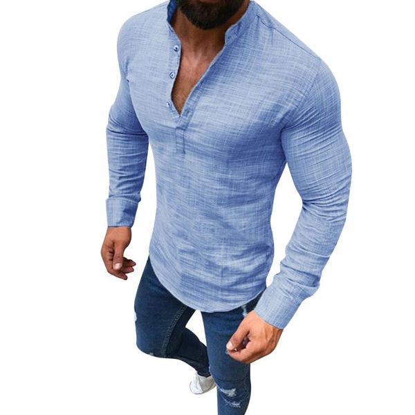 men's casual shirts ostrich handsome mens shirt charming men linen long sleeve v-neck button up male business fit blouse feb.22, White;black
men's casual shirts ostrich handsome mens shirt charming men linen long sleeve v-neck button up male business fit blouse feb.22, White;black