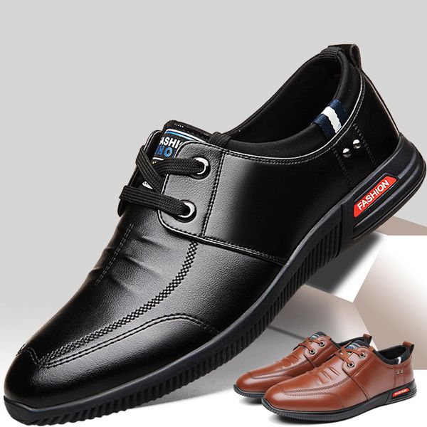 2019 new leather shoes men spring and autumn new odor-resistant non-slip waterproof casual business dress lacing dress shoes men, Black
2019 new leather shoes men spring and autumn new odor-resistant non-slip waterproof casual business dress lacing dress shoes men, Black