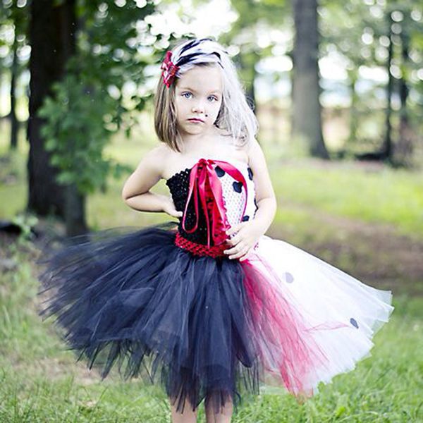 retail 2019 girls black white stitching princess dress halloween christmas costume cosplay dance performance skirt kids designer dress, Red;yellow
retail 2019 girls black white stitching princess dress halloween christmas costume cosplay dance performance skirt kids designer dress, Red;yellow