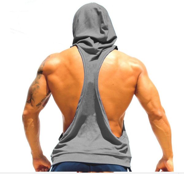 men' tank novelty tight-fitting active cotton fitness hooded for men fashion sleeveless beauty bodybuilding vests xxl, White;black
men' tank novelty tight-fitting active cotton fitness hooded for men fashion sleeveless beauty bodybuilding vests xxl, White;black