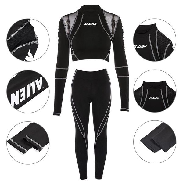 women tracksuit fitness yoga suit 2 pieces set print see through sports long sleeved t shirt leggings workout sportswear, White;red
women tracksuit fitness yoga suit 2 pieces set print see through sports long sleeved t shirt leggings workout sportswear, White;red