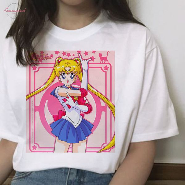 sailor moon t shirt summer harajuku women t shirt sweet print ullzang tshirt kawaii female tees short sleeve shirts graphic, White
sailor moon t shirt summer harajuku women t shirt sweet print ullzang tshirt kawaii female tees short sleeve shirts graphic, White