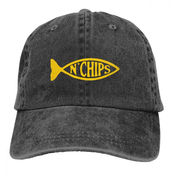 fish and chips casquette black mens womens denim strapback baseball cap adjustable golf dad hat, Blue;gray
fish and chips casquette black mens womens denim strapback baseball cap adjustable golf dad hat, Blue;gray