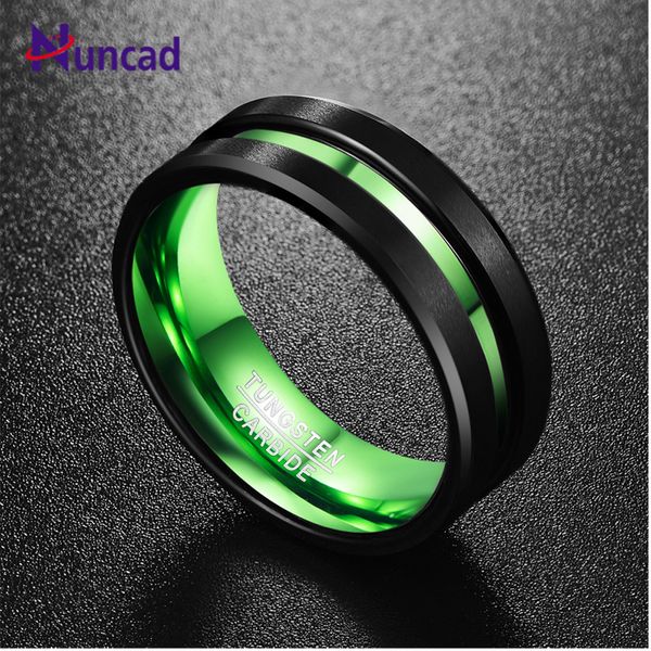 nuncad new arrival t059r single groove green men's 8mm wide tungsten steel ring with full size 7-16 j190625, Silver
nuncad new arrival t059r single groove green men's 8mm wide tungsten steel ring with full size 7-16 j190625, Silver