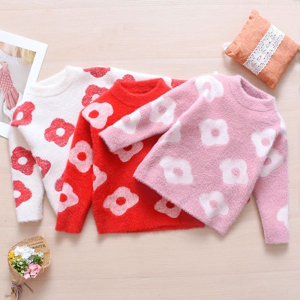 2019 autumn winter fashion girls sweater warm water velvet children's flowers long-sleeved shirt princess wild bottoming shirt, Blue
2019 autumn winter fashion girls sweater warm water velvet children's flowers long-sleeved shirt princess wild bottoming shirt, Blue