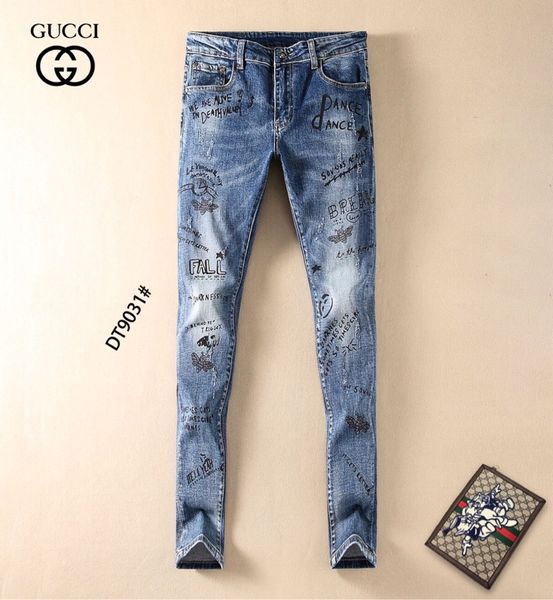 spring autumn solid classic style luxury mens jeans slim jeans biker denim men's fashion designer straight jeans sz 28-38, Blue
spring autumn solid classic style luxury mens jeans slim jeans biker denim men's fashion designer straight jeans sz 28-38, Blue