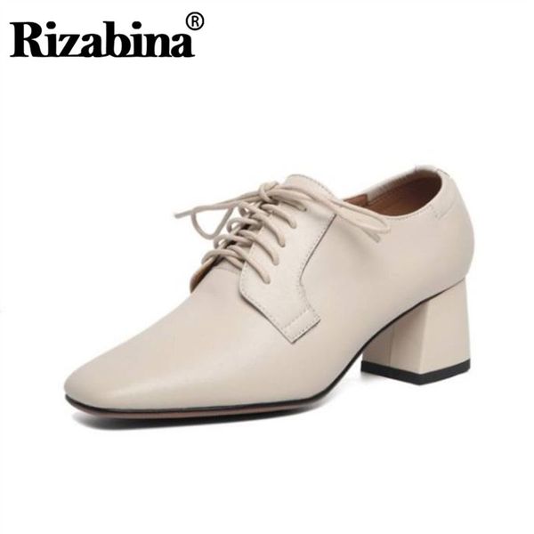 rizabina women pumps real leather vintage square toe casual high heels shoes women lace up daily party footwear size 33-40, Black
rizabina women pumps real leather vintage square toe casual high heels shoes women lace up daily party footwear size 33-40, Black