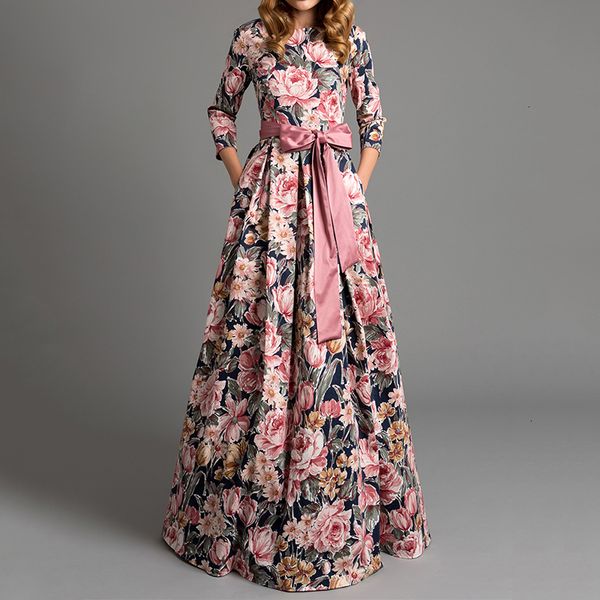 designer dress women clothing bohemian printing long dress o neck 4 sleeve big hem women spring summer dress elegant casual vestidos de, Black;gray
designer dress women clothing bohemian printing long dress o neck 4 sleeve big hem women spring summer dress elegant casual vestidos de, Black;gray