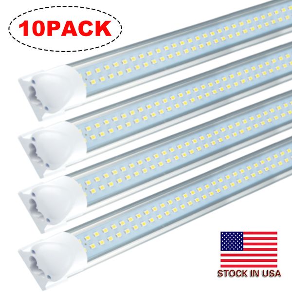 10Pack-8ft Светодиодный светильник магазина, 90W 6000K холодного белого прозрачного объектива, двухрядные T8 встроенные 8-футовые светодиодные лампы для охладителя, гаража, склада
10Pack-8ft Светодиодный светильник магазина, 90W 6000K холодного белого прозрачного объектива, двухрядные T8 встроенные 8-футовые светодиодные лампы для охладителя, гаража, склада